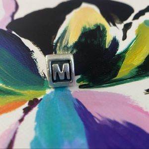 M Pandora charm
